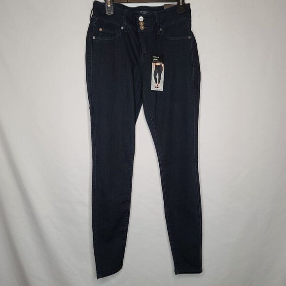 10T Tall Torrid Jegging Jeans Dark Wash Super Stretch High Rise Super Skinny ank - Picture 2 of 9